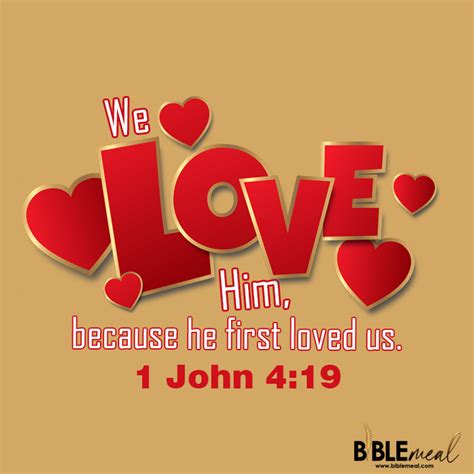 1 John 419 Bible Verse Of The Day Biblemeal