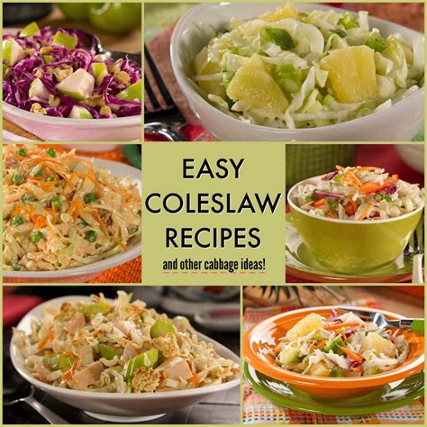 Harris shares this classic coleslaw recipe, made with green and red cabbage, cider vinegar and a splash of tangy buttermilk. 10 Easy Cole Slaw Recipes and Other Cabbage Recipes ...