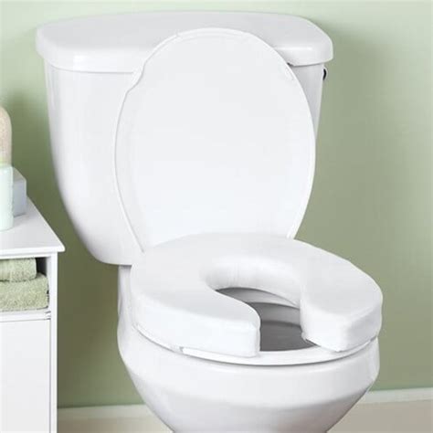 Cushioned Raised Toilet Seat Riser 2