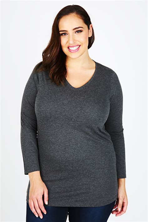 We did not find results for: Grey Marl Long Sleeve V-Neck Pain T-shirt Plus size 16,18 ...