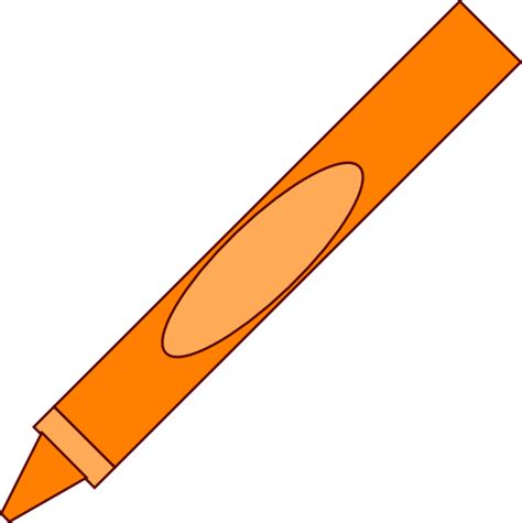 Download High Quality Crayon Clipart Orange Transparent Png Images