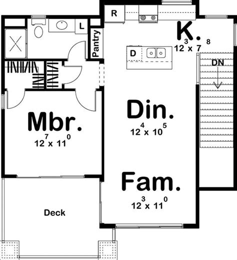 Modern Garage Apartment Plan 2 Car 1 Bed 1 Bath 758 Sqft 100 1355