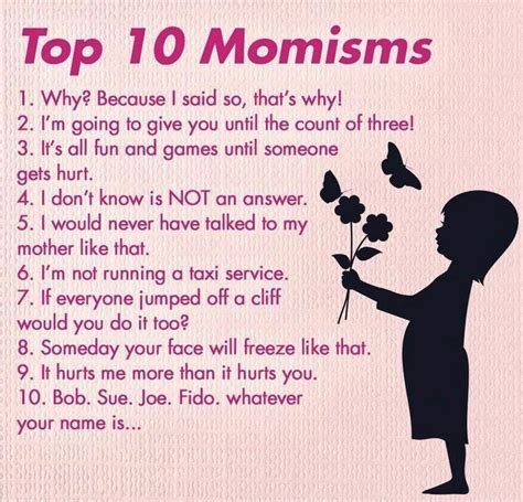 Top 10 Things Your Mom Loves To Say Funny Ha Ha