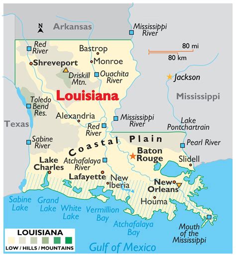 Louisiana Parish Map Parishes Map With Cities