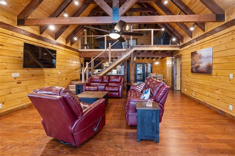 New Lake Weiss Log Cabin Lake Front Boat Rentals