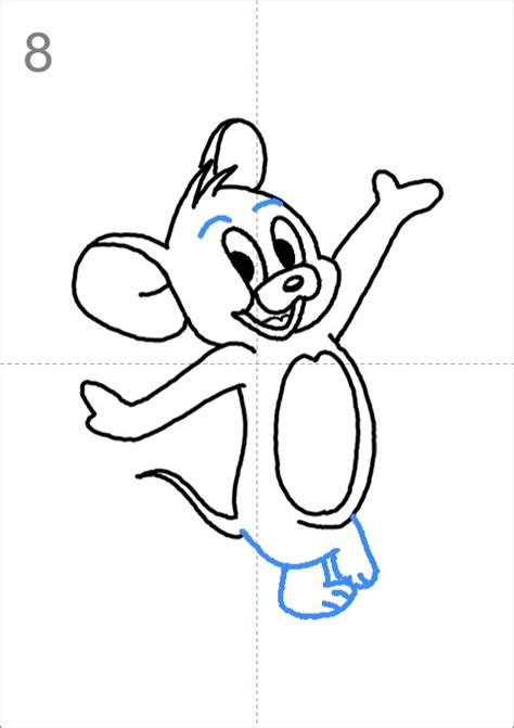 How To Draw Jerry Mouse Step By Step Easy Drawing Guides Drawing Howtos