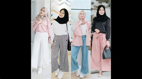 style kulot hijab ala saritiw youtube