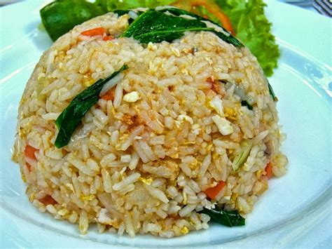 Thailändische Koch Rezepte Gebratener Reis mit Fleisch
