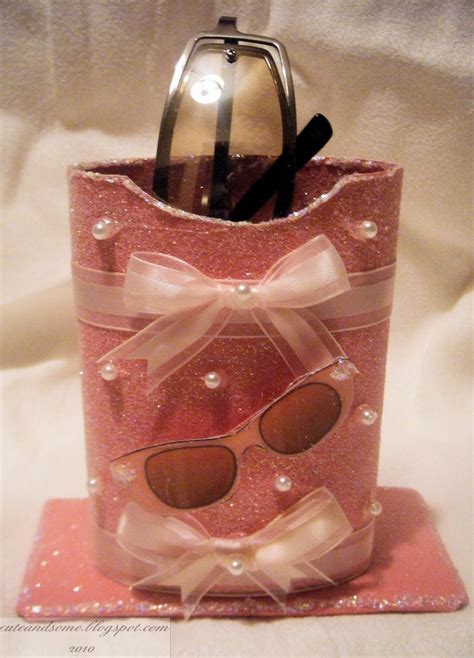 cute and some a real girly girl bedside eyeglass holder
