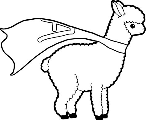 Cute Llama Coloring Pages at GetColorings.com | Free printable