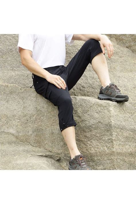 tbmpoy mens outdoor hiking cargo shorts quick dry lightweight 3 4 capri pants zipper pockets