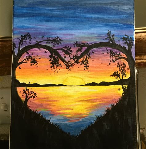 Sunset painting | Sunset painting, Beach sunset wallpaper, Sunset wallpaper