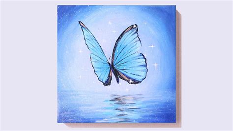 Easy Butterfly Acrylic Painting Tutorial For Beginners Art Ideas