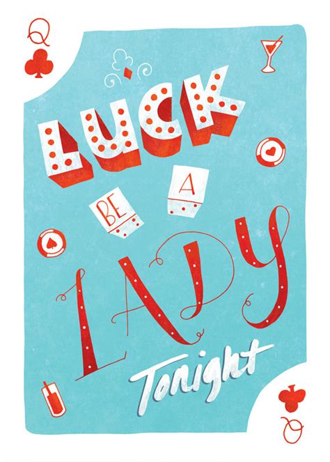Luck Be A Lady On Behance