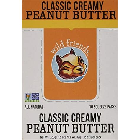 Wild Friends Peanut Butter Classic Creamy 1 15 Oz Innerpack Of 10