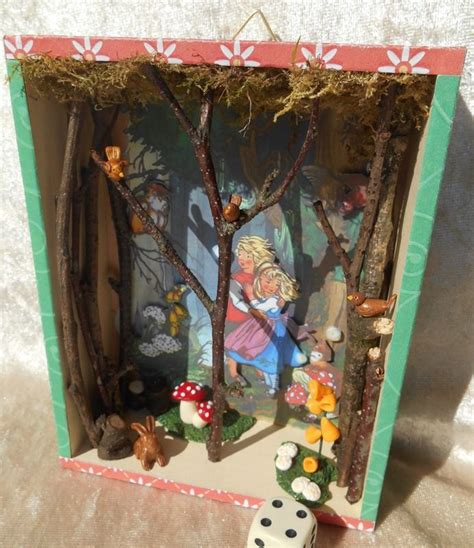 Hansel And Gretel Diorama With A Lovely Picture Of Felicitas Kuhn