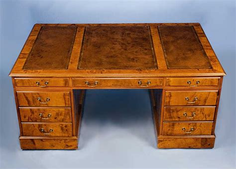 Shop for small desks for bedrooms online at target. English Antique Style Walnut Partners Desk For Sale ...