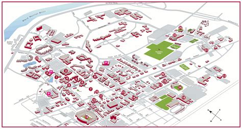 University Of North Alabama Campus Map