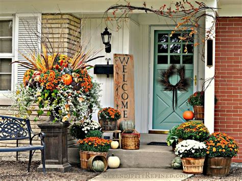 Ideas Para Decorar Exteriores En OtoÃ±o Fall Decorations Porch Fall