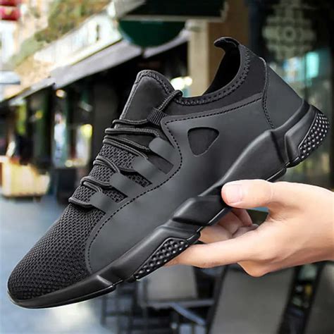 Breathable Black Men Sneakers Male Shoes Adult High Quality Comfortable
