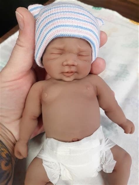 8 Boy Micro Preemie Full Body Silicone Baby Doll Etsy