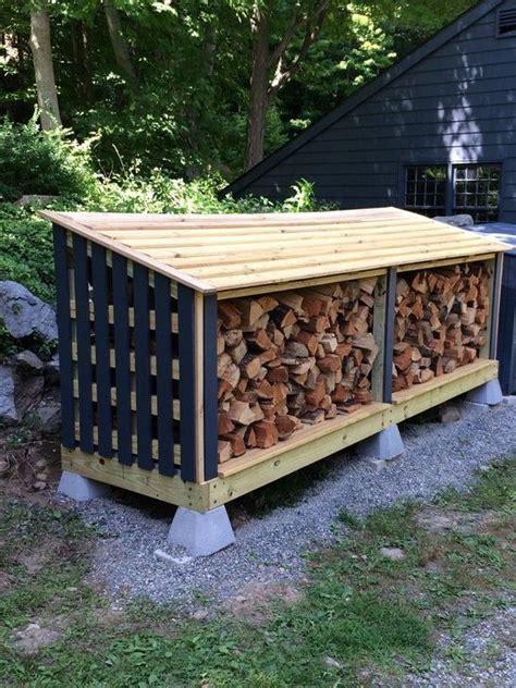 51 Pretty Diy Outdoor Firewood Storage Design Ideas To Have Right Now