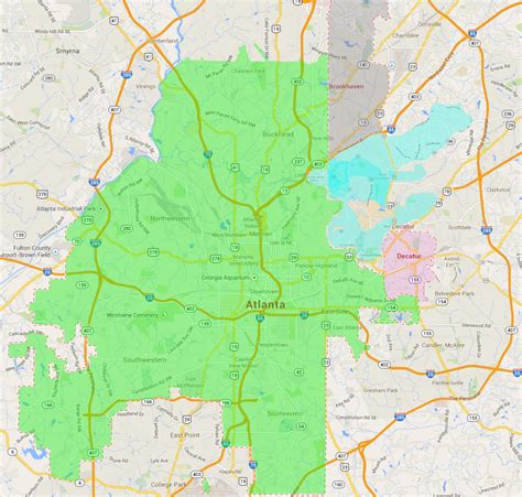 Medlock Area Neighborhood Association Mana Annexation Into Atlanta