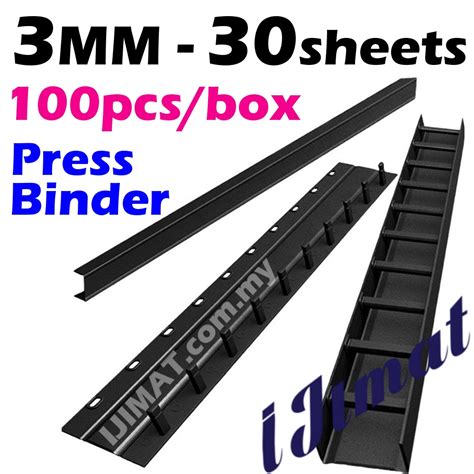 3mm Press Binder Binding Strip Lock Binder Press Binding Comb