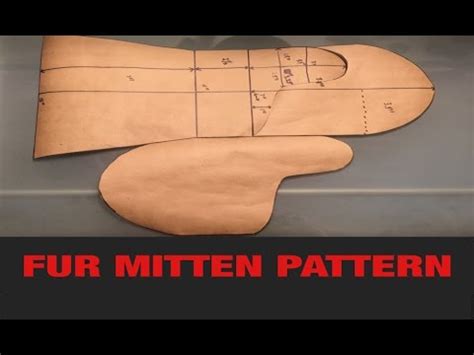 Mittens are so easy to sew that even the unexperienced seamtress. FUR MITTEN PATTERN - YouTube