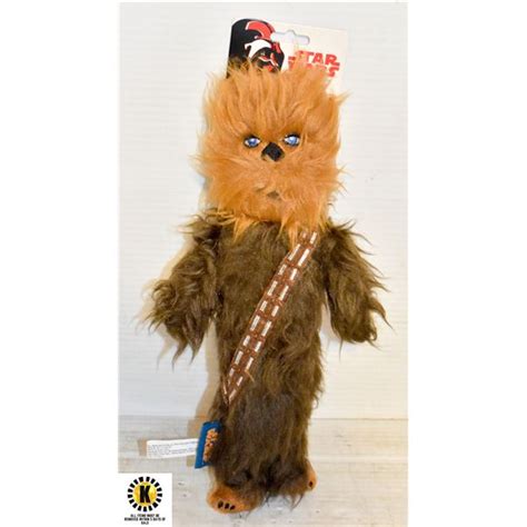 Star Wars Dog Toy With Tag Chewbacca