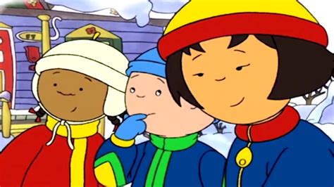 Funny Animated Cartoons For Kid Caillou Plays With His Friends