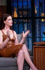 Anne Hathaway At Late Night With Seth Meyers Hawtcelebs