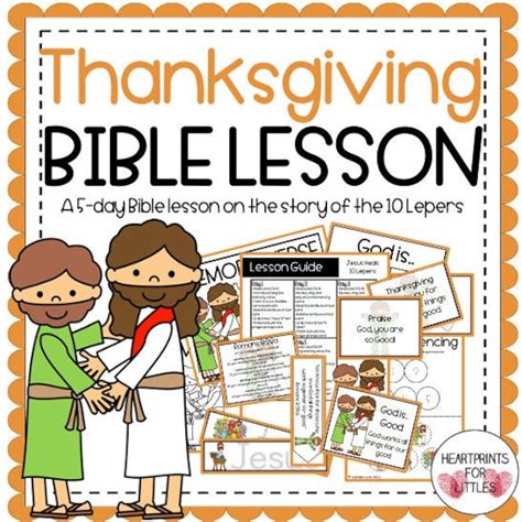 Thanksgiving Bible Lesson For Kids Jesus Heals 10 Lepers Bible Lesson