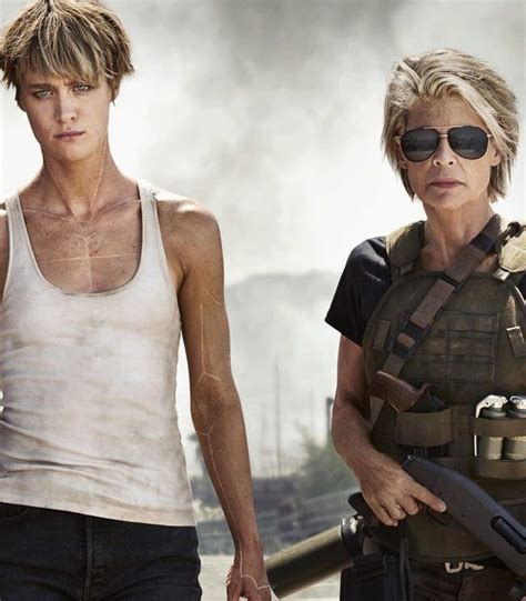 Linda Hamiltons Sarah Connor Stands Tall And Ready For Action In The Latest Poster For
