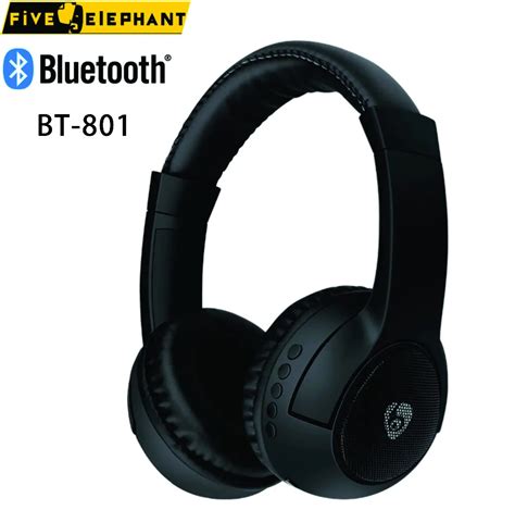 Fiveelephant Bt 801 Wireless Bluetooth Headphones Wireless Headset With