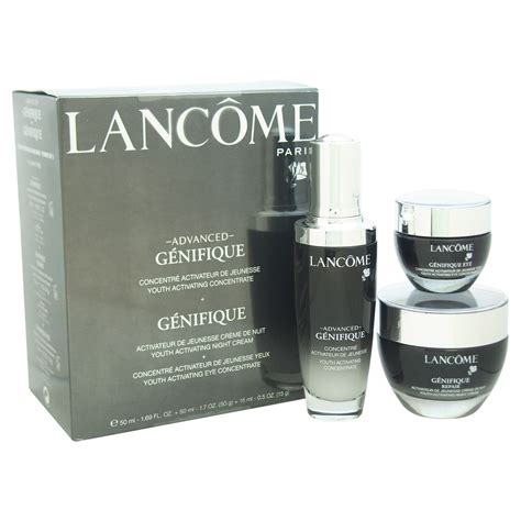 Lancome Advanced Genifique Youth Activating Skin Care Power Of 3