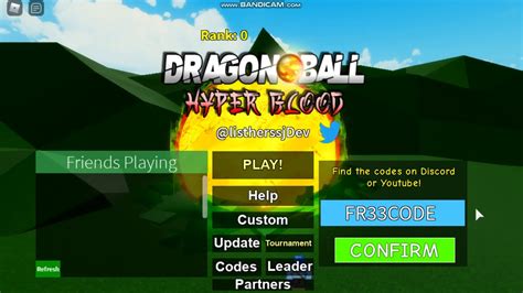 Here's how to get it, if you're willing to accept the risk of potentially. Dragon Ball Hyper Blood Codes : Allampolgar Jog Korlatozas Roblox Dragon Ball Cayshconcierge Org ...