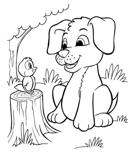 Coloring page kitten colouring in stylist ideas puppy and kitty. Top 30 Free Printable Puppy Coloring Pages Online