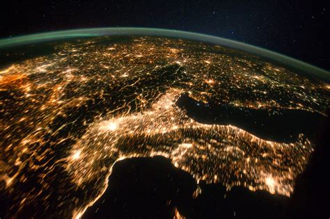 Central And Eastern Europe At Night Nasa International S