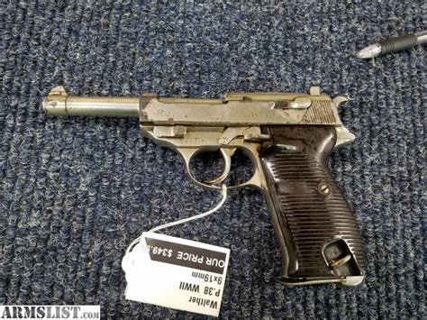 Armslist For Sale Walther P38 Wwii Gi Bring Back Ac 41 Nickel Plated