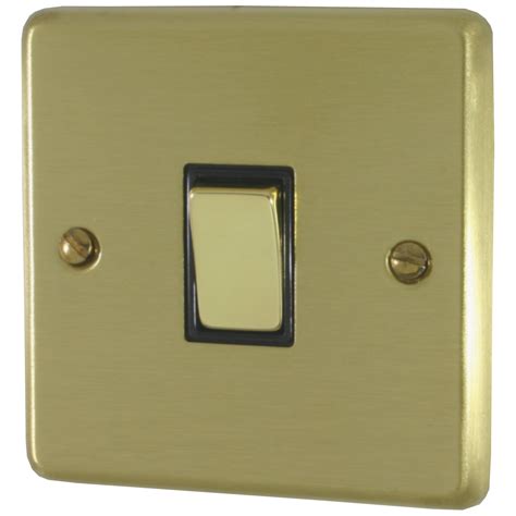 The stunning range of click deco satin brass will make any traditional rooms look fantastic almost immediately. Satin Brass Light Switch (1 Gang/Brass Switch)