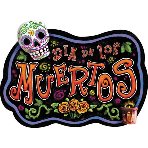 Day Of The Dead Cutout Sign Party City Day Of The Dead Party Fun