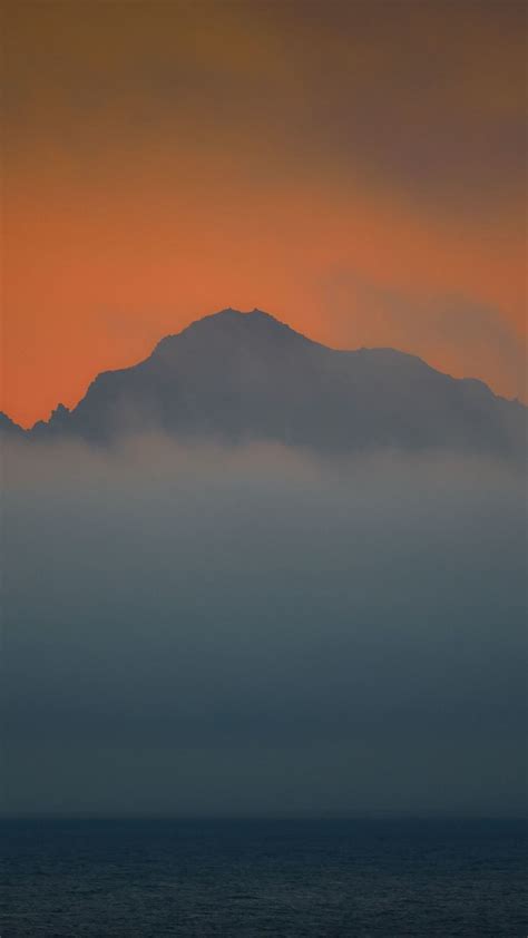 Clouds, mountains, nature, sunset, 1080x1920 wallpaper | Wallpaper ...