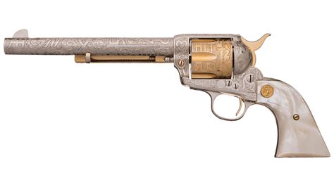 Cole Agee Style Custom Engraved Colt Saa Revolver Rock Island Auction
