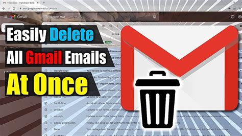How To Delete All Gmail Emails At Once Easy Youtube