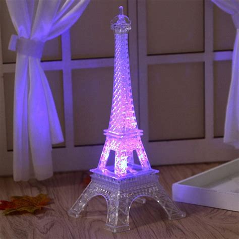 Eiffel tower motif adds a sophisticated note with an extra dose of gusto if you are hankering. Colorful Eiffel Tower Paris Style Decoration LED Night ...