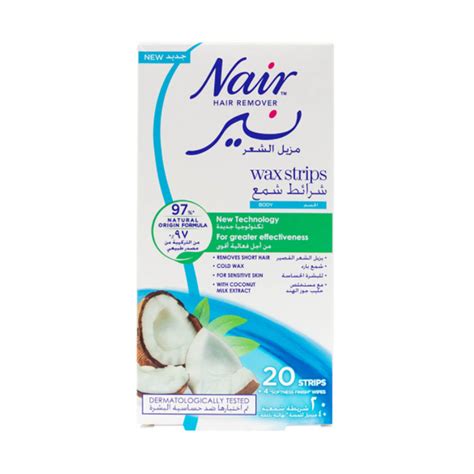 Buy Nair Body Wax Strips Coconut 20 S Life Pharmacy