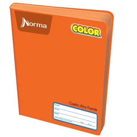 Cuaderno Francés Cosido Cuadro Chico Norma Color 100 Hojas Officemax