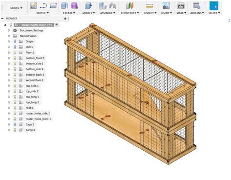 Two Story Indoor Rabbit Hutch 7 Steps With Pictures Instructables