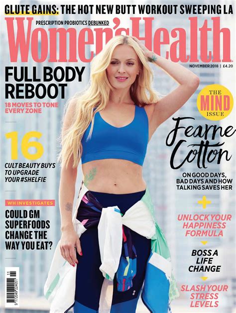 Fearne Cotton In Womens Health Magazine Uk November 2018 Hawtcelebs